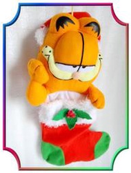 『玩偶的家』可愛【聖誕 加菲貓】絨毛玩偶、絨毛娃娃、禮物、裝飾擺設、造型布偶。