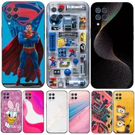 case For Samsung Galaxy M62 F62 4G Case Silicon Phone Back Cover Soft black tpu m625 abstract patter
