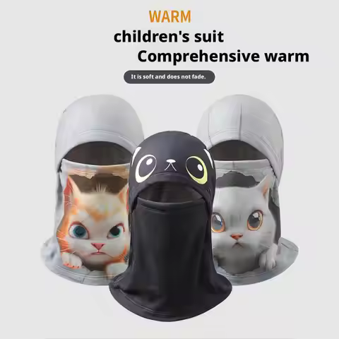 Balaclava Face Mask For Children Winter Ski Mask For Girls Boys Windproof Face Mask For Skiing Motor