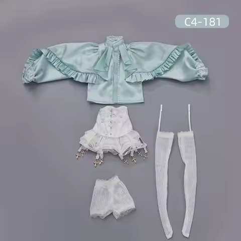 Bjd Clothes for 1/4 Muxi Bjd Body Dress Dolls Accessories Multiple Color Options
