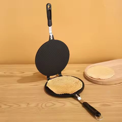 Non-Stick Baking Pan Omelet Mold Egg Roll Baking Pan Waffles 17/20cm For The Cake Ice Cream Cone Mak