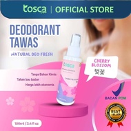 natural Deodorant Spray 100mlTOSCA Deo Cherry Blossom Liquid Alum Effectively Prevents Underarm Odor