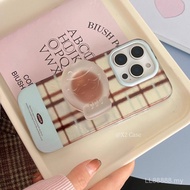 Phone Phone Case Suitable for iPhone Contrast Color Stripes 16PROMAX/15/14 Japan Korea 13/12/11pro S