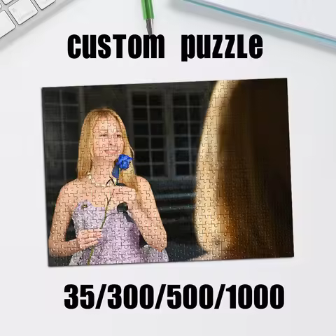35/300/500/1000pcs Personalized Custom Photo Puzzle photo Christmas New Year Gift Customized Paper P