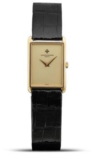 江詩丹頓18k黃金手動上弦腕錶連原廠鱷魚皮錶帶 原廠18K黃金錶扣 VACHERON CONSTANTIN YELLOW GOLD MANUAL WIND WRISTWATCH