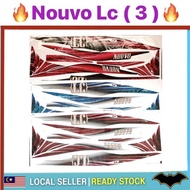 YAMAHA NOUVO LC STICKER (3) // AT135 NOUVOLC NOUVO-LC BODY COVER SET STICKER STIKER STRIPE BODY STRI