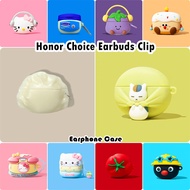 READY STOCKFor Honor Choice Earbuds Clip Case Casing Soft Silicone Earphone Case Anime Cartoon NO.2