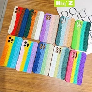 FOR OPPO A54 A53 A5s A12 A5/A9 2020 A74 Reno 6Z 6 5 Pop it Fidget Rainbow Silicone Case