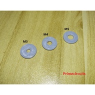 50pcs Plastic flat washer m3 m4 m5 for metric screws 3D printed durable