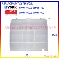 (ORIGINAL) York YWM10G / YWM15G Aircond Filter @ Acson AWM10G / AWM15G Aircond Filter 10G FILTER 15G FILTER