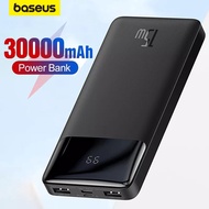 ALI🌹Baseus Power Bank Portable Charger 30000mAh External Battery PD 15W Fast Charging Pack Powerbank For Phone Xiaomi mi