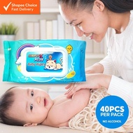 Simply K Plus Baby Wipes 40's Blue