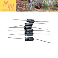 C 10 uF/ 50VDC 105c(Pack Of 2) Capacitor Mouse Tail With Socket Size 5x10mm There Is
