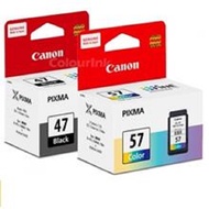 CANON PG-47 BK+ CANON CL-57 COL 1 คู่ (ออกใบกำกับภาษีได้)