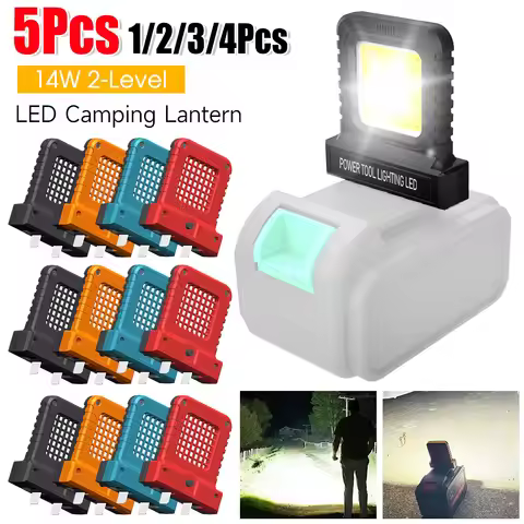 14W LED Power Tool Parts For Makita For Milwaukee For Bosch For DeWALT For Parkside For Hitachi Lith