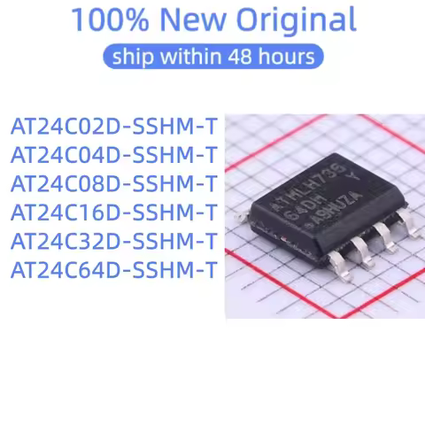 (10-500PCS)AT24C02D-SSHM-T AT24C04D-SSHM-T AT24C08D-SSHM-T AT240C16D-SSHM-T AT24C32D-SSHM-T AT24C64D
