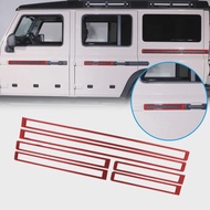 Carbon Fiber Car Door Body Side Waistline Sticker Kit For Ineos Grenadier 2020-24 Door Waistline Mol