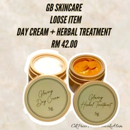 GB SKINCARE LOOSE ITEM DAY CREAM + RAWATAN HERBAL
