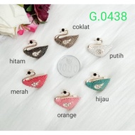 Chandrasurya Hijab Chin Brooch CAT ANGSA G0438 Beautiful Korean Hijab Women's Accessories