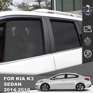 For Kia Forte YD Cerato Sedan K3 2012-2018 Magnetic Car Sunshade Front Windshield Curtain Rear Baby 