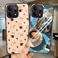 G-5 Coffee Time Tempered Glass Casing for VIVO Y200 Y200E V9 Y11d Y81i V70 T3 ELite FE Y05 5G Case