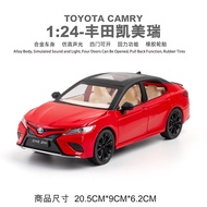 Hot Diecast Toys 1:24 TOYOTA CAMRY Alloy Simulation Car For Children Collection Model Car Miniature Metal Vehicle Boy’s Gifts