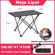 TopStyle Meja Lipat Aluminium Set Meja Kursi Lipat Meja Camping Piknik Outdoor Portable Multiple siz
