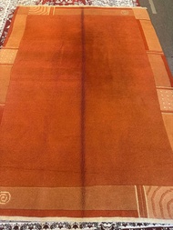 Modern Oriental Wool Rug – Handmade in Tibet | 5x8 ft | Thick Pile & Plain Design