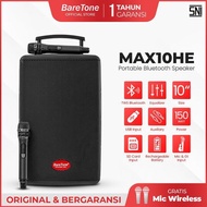 BareTone MAX10HE Portable Speaker Type 10 Inch - 10inch - 10inch