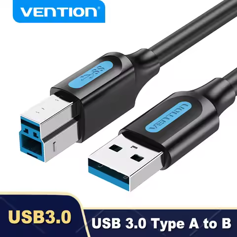 Vention USB Printer Cable USB 3.0 Type A Male to B Male USB Cable for Canon Epson ZJiang Label USB 3