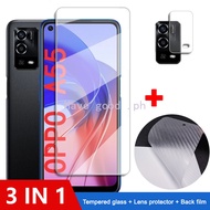 OPPO A55 Tempered Glass OPPO A55 A94 A15S A15 A93 A3S 5G 4G Screen Protector OPPO Reno 5 4 4Z Glass 