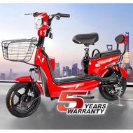 ★S3★ Motor Skuter Ebike Electric scooter adult with pedal Rechargeable e scooter Skuter elektrik dew