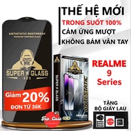 High quality tempered glass for Realme 9/9i/9 Pro full screen transparent. Screen protector| Top cas