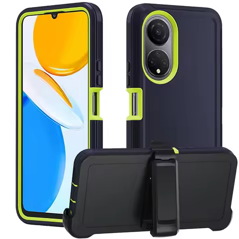 Heavy Duty Hybrid Armor Case For Honor X9 X8 X7 X6 A B C D 400 Magic 8 7 6 Lite Pro with Clip Defend