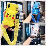 Xiaomi Mi Mix 2,Mi Mix 2S,Mi Mix 3,Mi A1,Mi A2,Mi A2 Lite Stitch Lucky Cat Wallet Phone Case