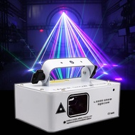 ไฟเลเซอร์สีขาว500Mw RGB โปรเจคเตอร์เครื่องสแกนแนวลำแสงเลเซอร์ DJ ผลแสงเวทีดิสโก้ไฟเต้นรำวันหยุดปาร์ตี้งานแต่งงานบาร์คลับดีเอ็มเอ็กซ์ดิสโก้เลนส์คู่เลเซอร์ Rgb โปรเจคเตอร์เครื่องสแกนแนวลำแสง DMX 512นำไปใช้กับดีเจปาร์ตี้งานแต่งงานบาร์ตัวควบคุมเสียงไฟเวที