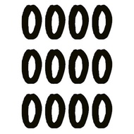 3 INCHES STICKER NUMBER - STYLE 1 (A4 SIZE) FOR BALLOON PLATE NUMBER BOBO BALLOON TRANSPARENT