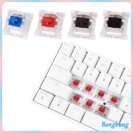 Bang 3Pin Switches Black Red Brown Blue SMD LED Switch for Mechanical Keyboard Fit for Cherry MX Gateron Replacement DIY