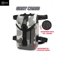 LAZ043) [2023 NEW 4in1STYLE] 3L SNIPER WATERPROOF SLING BAG LEG BAG WAIST BAG CHEST BAG DRY BAG Moto