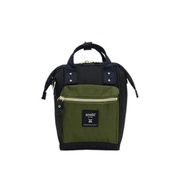 Anello Cross Bottle Kuchigane 2 Way Micro Shoulder Bag (Navy/Olive/Black)