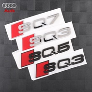 3D ABS Emblem Car Body Rear Trunk Sticker Badge Decoration Accessorie for Audi SQ3 SQ5 SQ7 8V B6 A5 