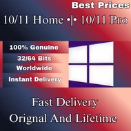 Windows 10/11 Pro Original Lifetime License Key (Permanent Activation)