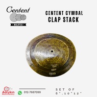 Centent Cymbals - Clap Stack (set of 8",10",12")