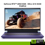 【Ready-Stock】Nvidia GeForce RTX™ 4050 6GB - DELL G15 5530 PURPLE (i7-13650HX/16GB/512GB SSD/15.6"FH