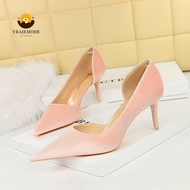 Fashion High-Heeled Shoes Side hollow Woman Pumps Pointed Toe Stiletto High Heels Party Women Shoes