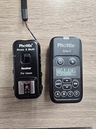 Phottix ARES II 二代無線閃燈觸發器+Strato II 無線閃燈接收器 for Canon