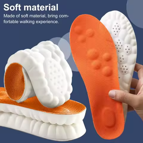 Memory Foam Insoles Cut to Fit Cloud Soles Breathable Inserts with Arch Support Shock-Absorbing Shoe