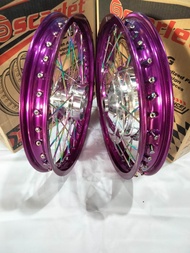 VELG JARI JARI PAKETAN RING 14 ( 140 X 160 ) SCARLET RACING BUAT MOTOR MIO SPORTY MIO J FINO 115 X R