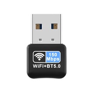 Kebememe 150Mbps Bộ chuyển đổi USB Wifi Bluetooth 5.0 các mạng không dây USB dongle 2.4G Không Dây W