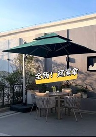 💕新款上市[100%新]戶外遮陽傘 太陽傘  露天陽台別墅花園遮陽傘 太陽傘 遮陽傘 羅馬傘 現貨